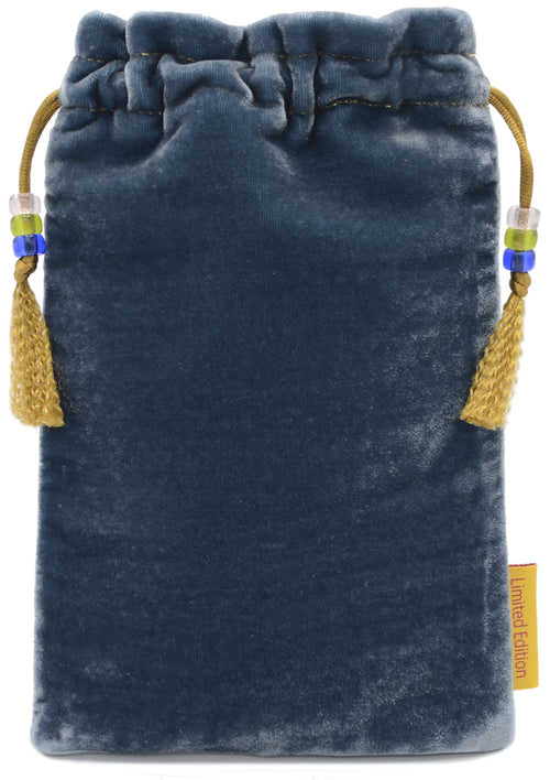 Richard Doyle bag, fairy print tarot pouch, silk velvet tarot drawstring bags