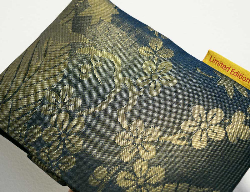 Tarot bag made from obi belt, vintage Japanese silk tarot pouch for storing decks, oracle cards