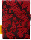 Gothic style tarot bag, silk brocade foldover tarot pouch