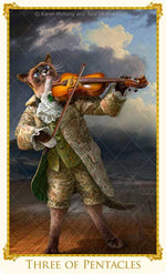 The Bohemian Cats' Theatre Tarot deck. NOT YET AVAILABLE. Pre-orders expected to open in February 2025