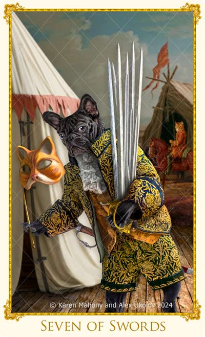 The Bohemian Cats' Theatre Tarot deck. NOT YET AVAILABLE. Pre-orders expected to open in February 2025