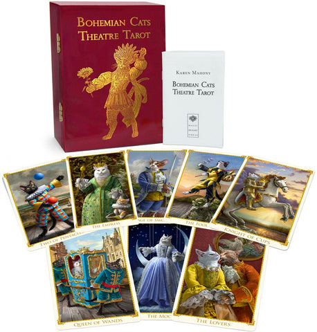 Purple Moon - Baroque Bohemian Cats Tarot 3rd Edition