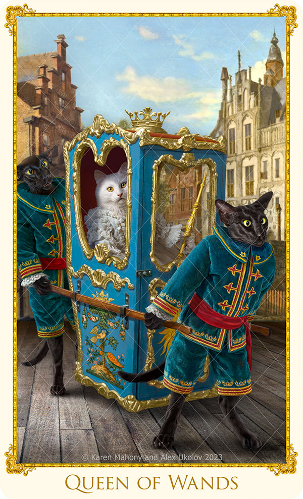 PRE-ORDER. The Bohemian Cats Theatre Tarot LARGE FORMAT limited edition deck.