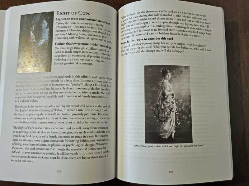 Pre-order. The Bohemian Gothic Tarot companion book