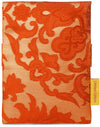 Burnt Orange Metallic Brocade - Japanese vintage silk foldover pouch