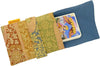 Floral Vines - Japanese vintage silk foldover pouch