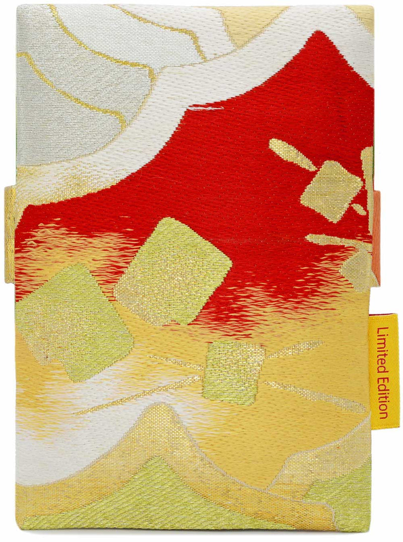 Striking Shimmer - Japanese vintage silk foldover pouch