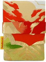 Striking Shimmer - Japanese vintage silk foldover pouch