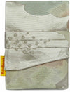Pastel Clouds - Japanese vintage silk foldover pouch