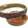 Antique Bohemian garnet bracelet / bangle.
