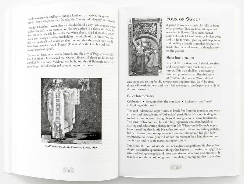 The Tarot of Prague companion book.