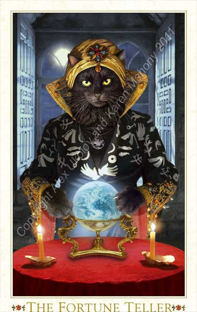 Baroque Bohemian Cats' Tarot standard 2011 deck - Baba Store - 2