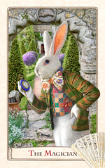 White Rabbit, Alice Tarot, Alice tarot deck, Alice in Wonderland, tarot cards, Alice in wonderland tarot, mad hatter, cheshire cat