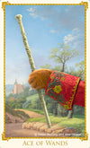 The Ace of Wands Spring card from the new Bohemian Cats Tarot deck