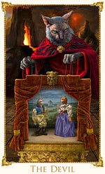 The Devil tarot card The Bohemian Cats Tarot