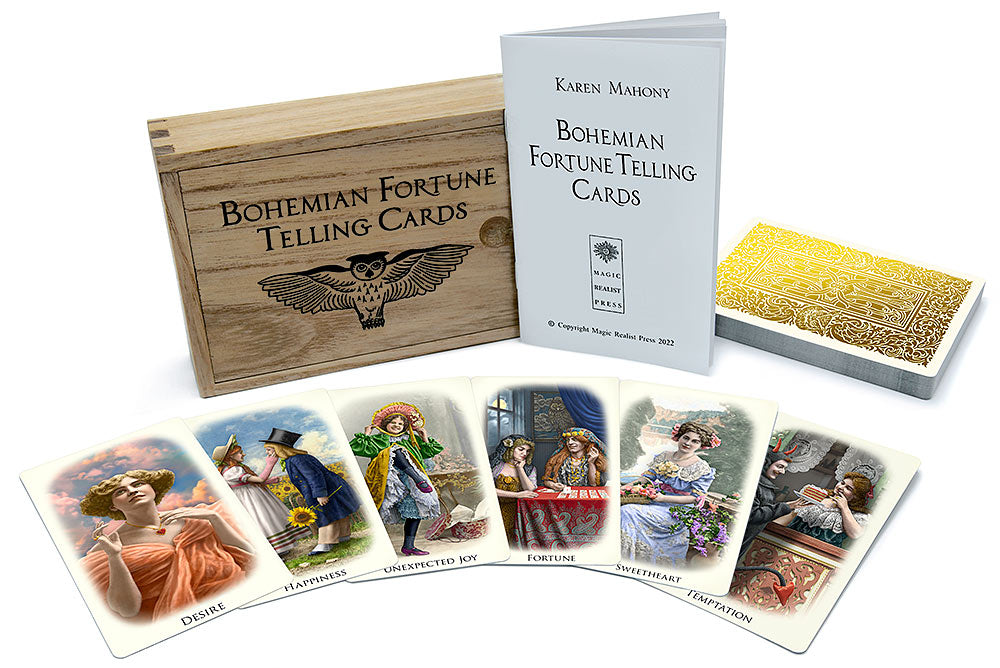 baroque-print playing cards