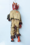 Antique carved Czech devil puppet - lots of character
