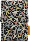 Flying Birds - Japanese antique silk foldover pouch