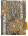 Rose Gold Petals - Japanese vintage silk foldover pouch