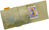 Silk lined tarot bag, foldover pouch