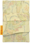 Foldover tarot pouch in antique kimono silk, tarot bag by Baba Studio.