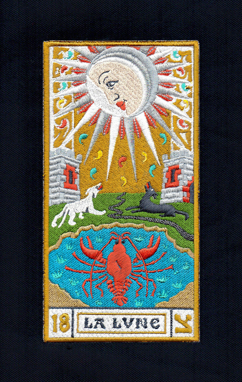 La Lune embroidery patch - special, detailed piece