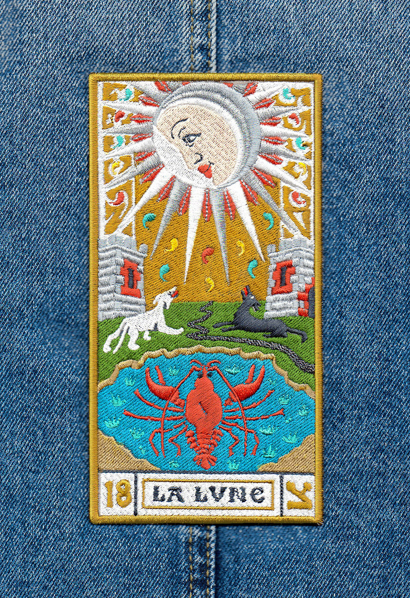 La Lune embroidery patch - special, detailed piece