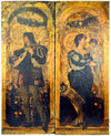 Original Art Nouveau panels painted on leather. Sorry, no longer available - Baba Store - 1