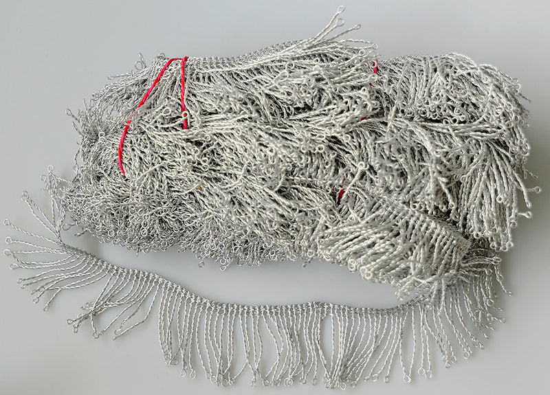 Czech-made silver fringing
