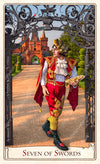 The Alice Tarot, knave of hearts, stole the tarts, alice in wonderland, tarot deck, tarot cards