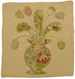 Antique French silk motif