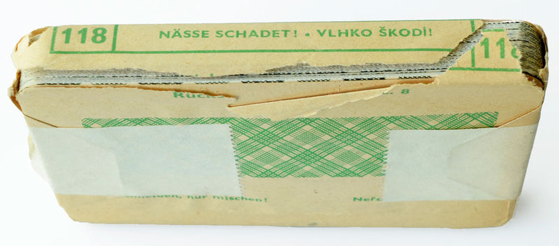 Vintage, mid-century Czech "Bohemian pattern" cards - good, unused copy from Prague