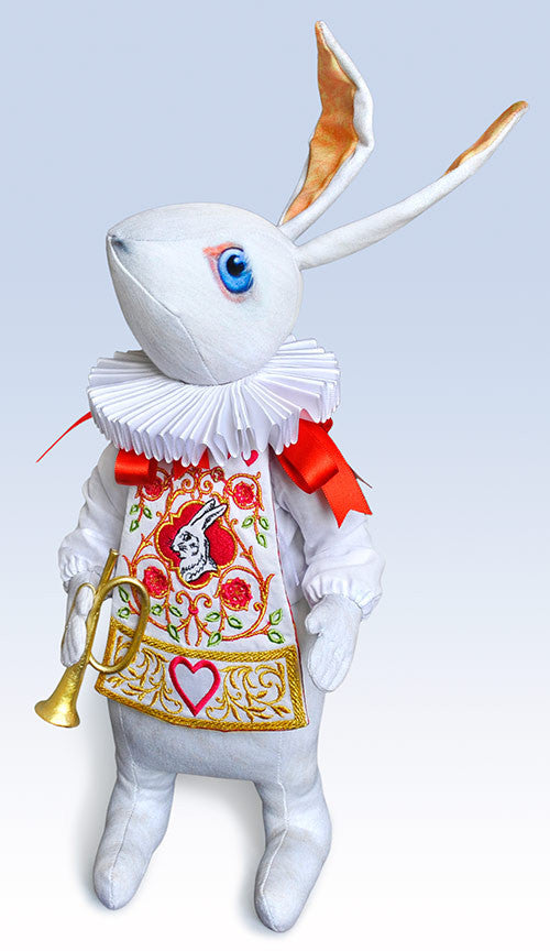 The White Rabbit "Herald" art doll, Limited edition of 100 - Baba Store