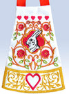Limited edition art doll - embroidered tabard of The White Rabbit Herald by Baba Studio / BabaBarock.
