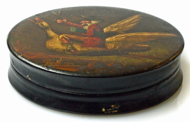 กล่องเทพนิยาย "กรรไกร" ศตวรรษที่ 19 และอาจเป็นโดย Stobwasser